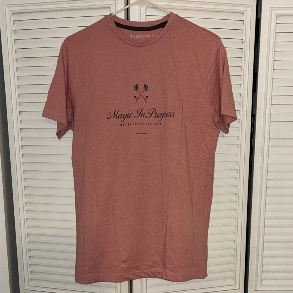 Denim & Flower Rose Graphic Crew Neck Short Sleeve Tee